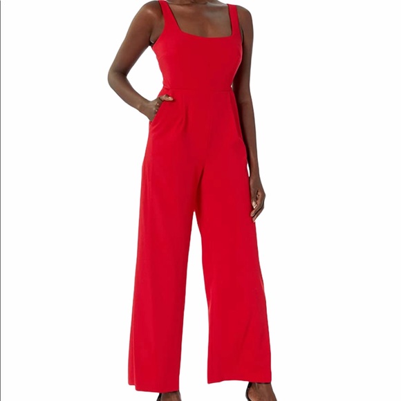 square neck jumpsuit